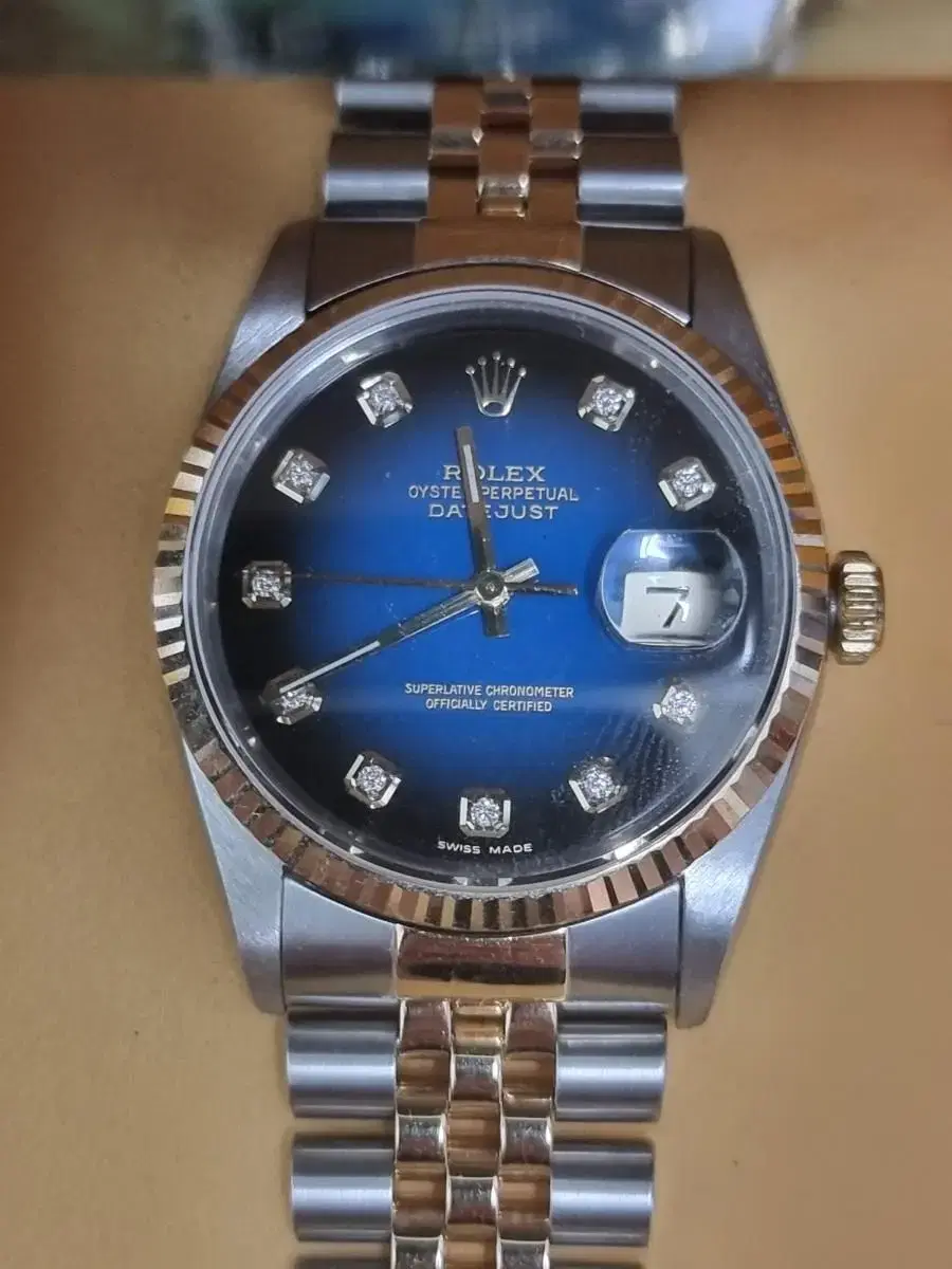 ROLEX 16233G 10p 투톤 옴브레